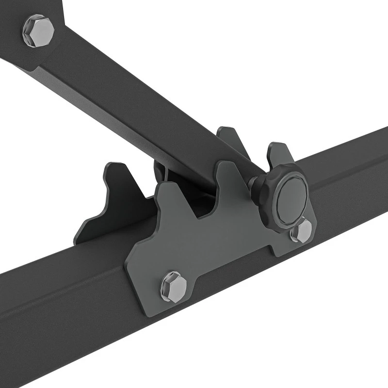 Лежанка за хиперекстензии Марбо Спорт, Регулируема, Черна